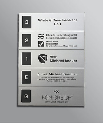 CLICK-Paneelsystem / Wegweiser