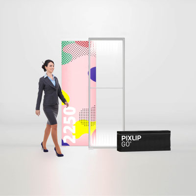 Pixlip GO Lightbox 85x225 mit integrierter LED-Beleuchtung