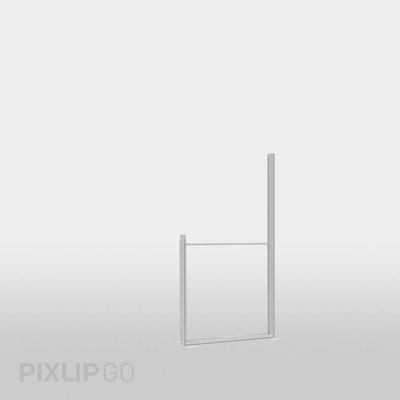 Pixlip-GO Lightbox Aufbau Kunststoffrahmen Stufe 2