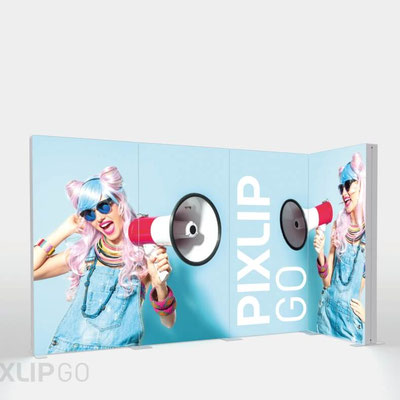 4 Stück Pixlip-GO Lightboxes mit 90-Grad-Eckverbindung