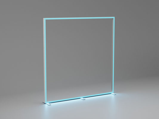 LINEUP RGB-LED-Leuchtrahmen freihstehend