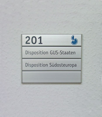 CLICK-Paneelsystem / Türschild