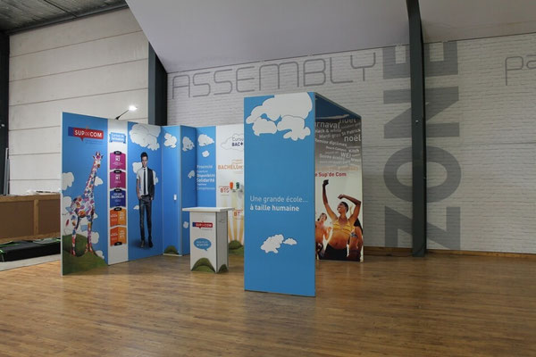 Panoramic-Messestand: Modularer Aufbau, unterschiedliche Konfigurationen