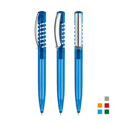 2410 Senator Schreibgerät New Spring Clear MC blau