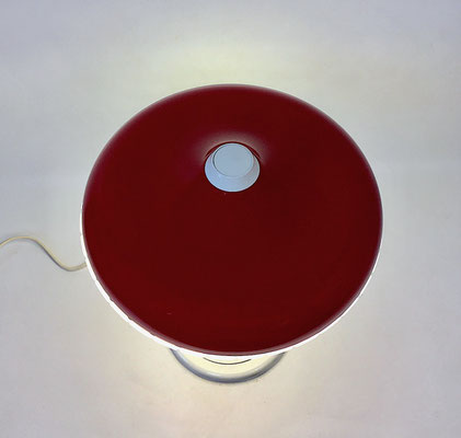 Das Leuchtmittel ist eine 32 Watt Neonröhre in Ringform.The illuminant is a 32 watt ring-shaped neon tube.