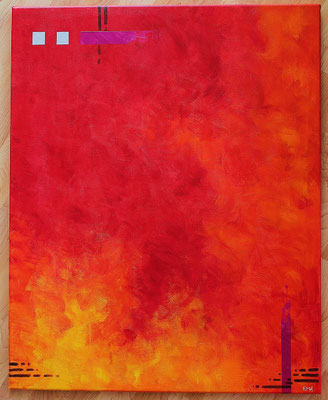 Le feu 60x80