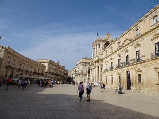 Piazzo del Duomo in Syrakus