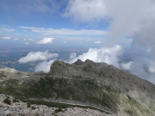 Blick bis zur Adriaküste