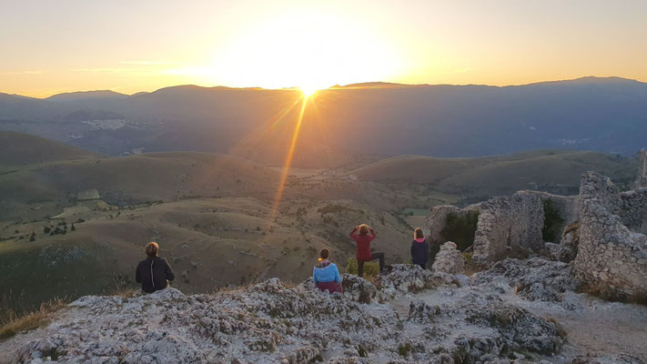 Sonnenaufgang auf der Rocca di Calascio