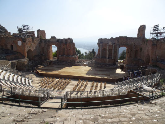 Antikes Griechisches Theater von Taormina