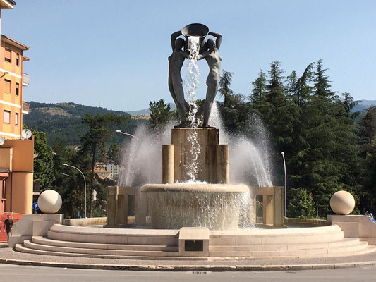 Fontana luminosa - L'Aquila