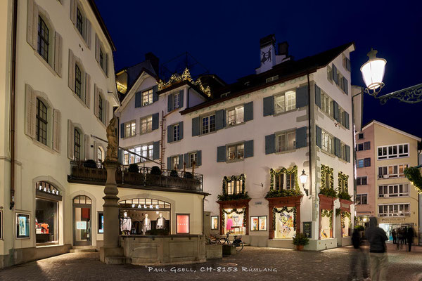 Nachtaufnahme Zürich Rennweg / Strehlgasse - #4077