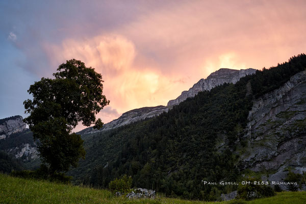 Abendrot beim Obersee GL