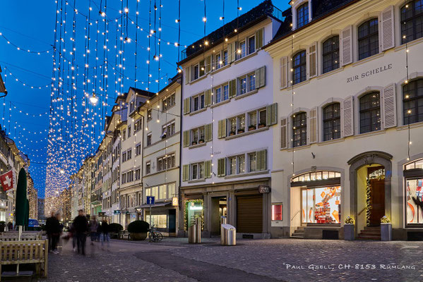 Rennweg in Weihnachtsstimmung bei Abenddämmerung - #4063