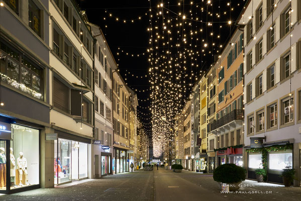 Zürich Rennweg Weihnachtsbeleuchtung - #4496