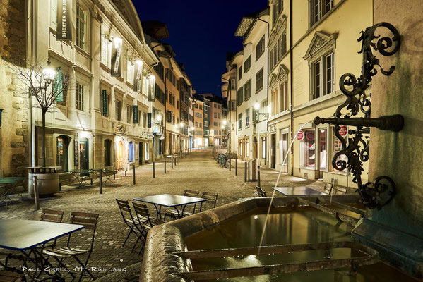 Zürich Neumarkt bei Nacht - #0436