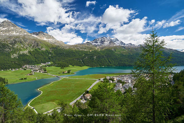 Blick auf Silvaplana