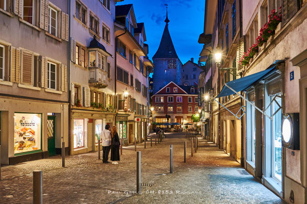 Zürich Neumarkt bei Nacht - #2114