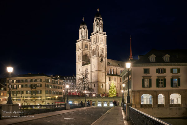 Zürich Münsterbrücke Grossmünster - #4462