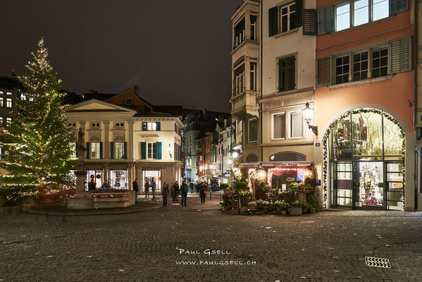 Zürich Münzplatz mit Augustinergasse - #4322