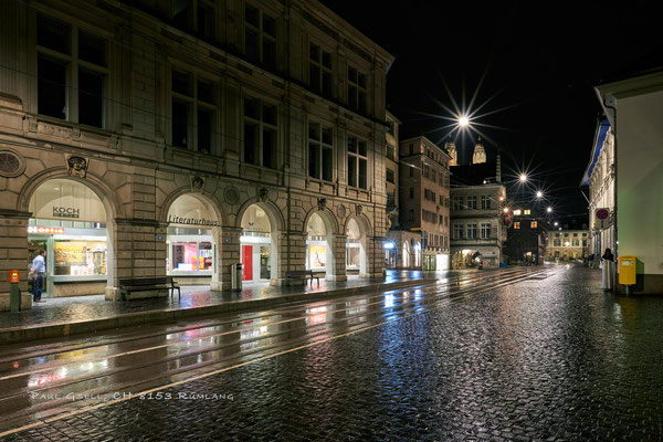 Zürich - Limmatquai bei Regen - #4948
