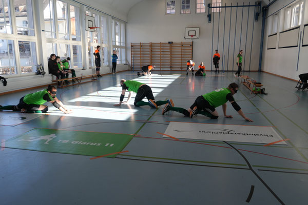 TB Glarus 11 im Training mit der TG Amriswil