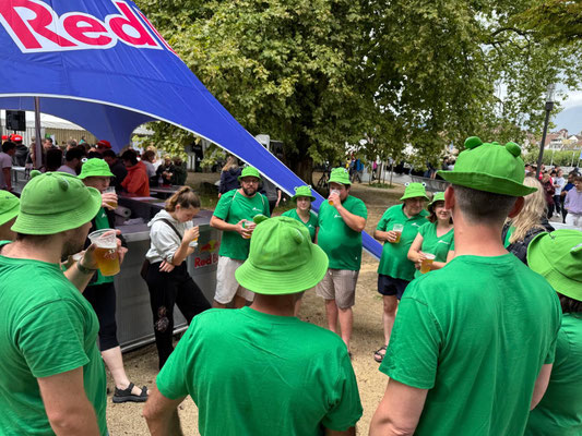 Beim verdienten Bier