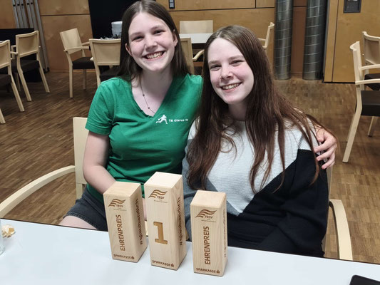 3 Auszeichnungen für TB Glarus 11: Jüngste Spielerin, 1. Platz und Topscorerin