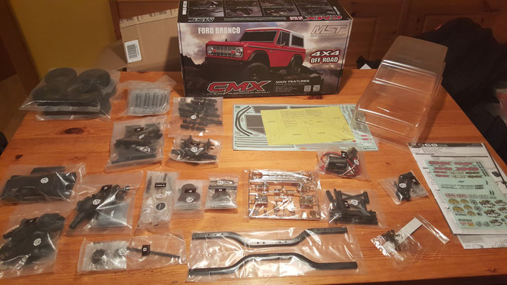 MST CMX Ford Bronco Teileübersicht