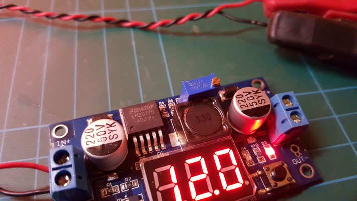 Spannungswandler-DROK® LM2577 Boost-Wandler >> mit Potentiometer Ausgangsspannung einstellen