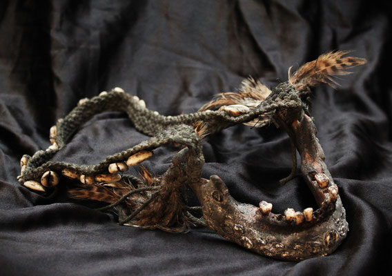 Collar mandíbula Asmat / Asmat jaw necklace