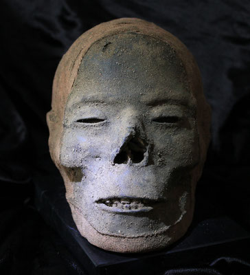 Egyptian mummified head / Cabeza momificada egipcia (oddities)