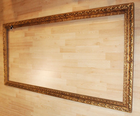 Antiguo marco madera dorada (162´5cm) Old golden wood frame