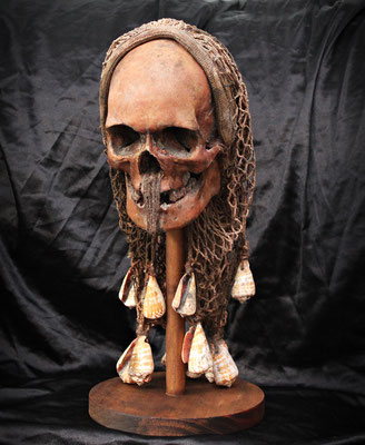 Unusual Asmat Skull