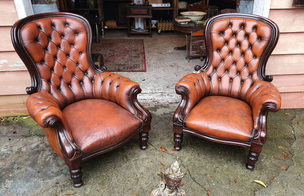 Preciosos sillones capitoné 