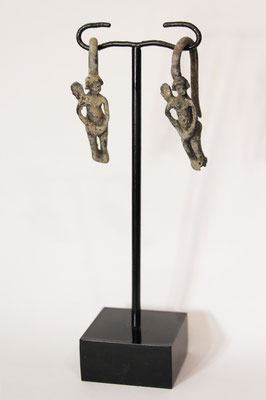 Romano Tardío / Bizantino Temprano Bronce par de pendientes