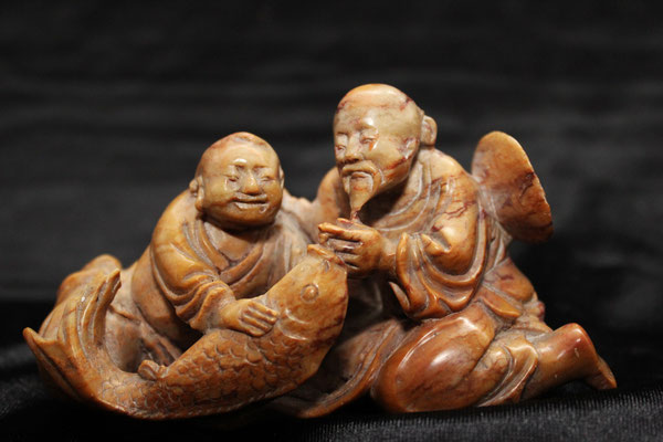 Shousan dushan soapstone chinese carved / Piedra jabón tallada (壽山杜尚皂石)