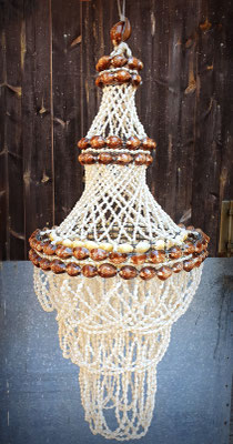 Lámpara de conchas (Vintage) Shell lamp