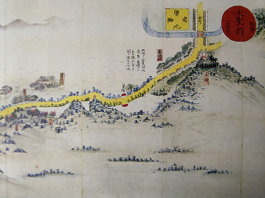 加賀市歴史民俗資料館所蔵　文化七年　東都道中分間絵図