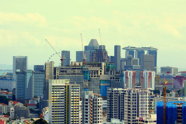 Singapore - Ausblick aus der Wohnung