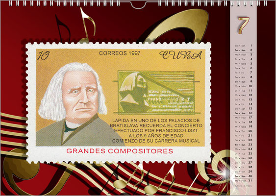 Composers Calendars ... Are Cool Music Gifts.