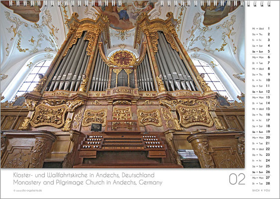 A pipe organ calendar ... the perfect music gift.