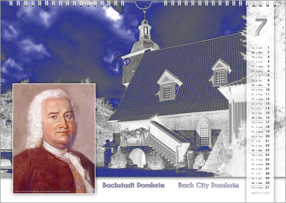 Bach calendar, July.