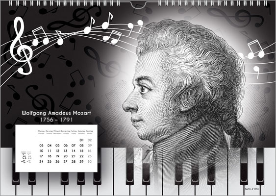 The Composers Calendar, April.