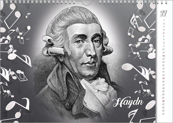 Music Gift 2019 … Composers Calendars!