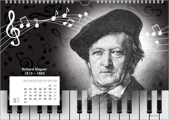 The Composers Calendar, July.