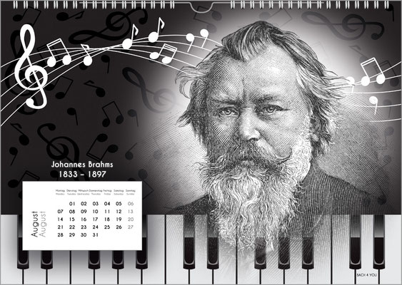 The Composers Calendar, August.