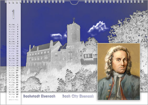 Bach calendar, January.