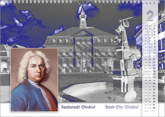 Bach calendar, February.
