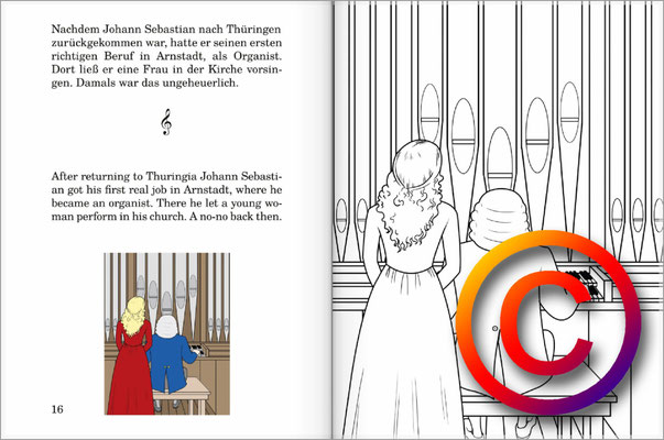 Bach Coloring Book.